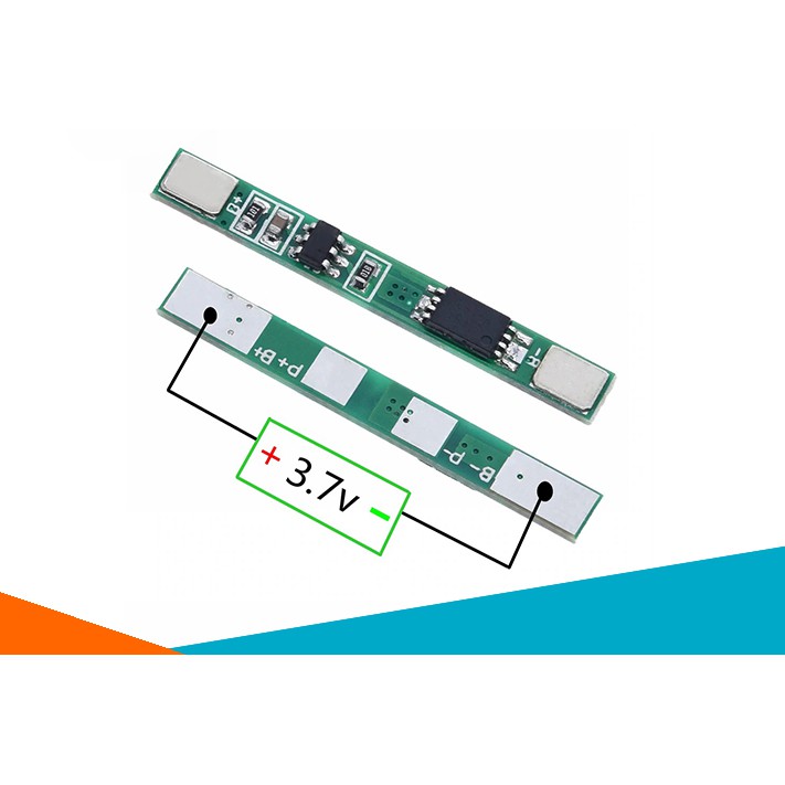Module Bảo Vệ Quá Dòng Quá Áp Pin 18650 3.7V 3A 1S