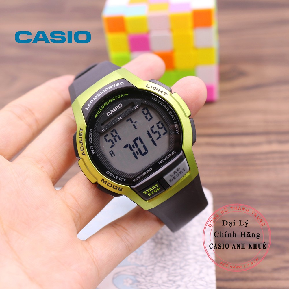 Đồng hồ điện tử Nam Casio WS-1000H-3AVDF dây nhựa