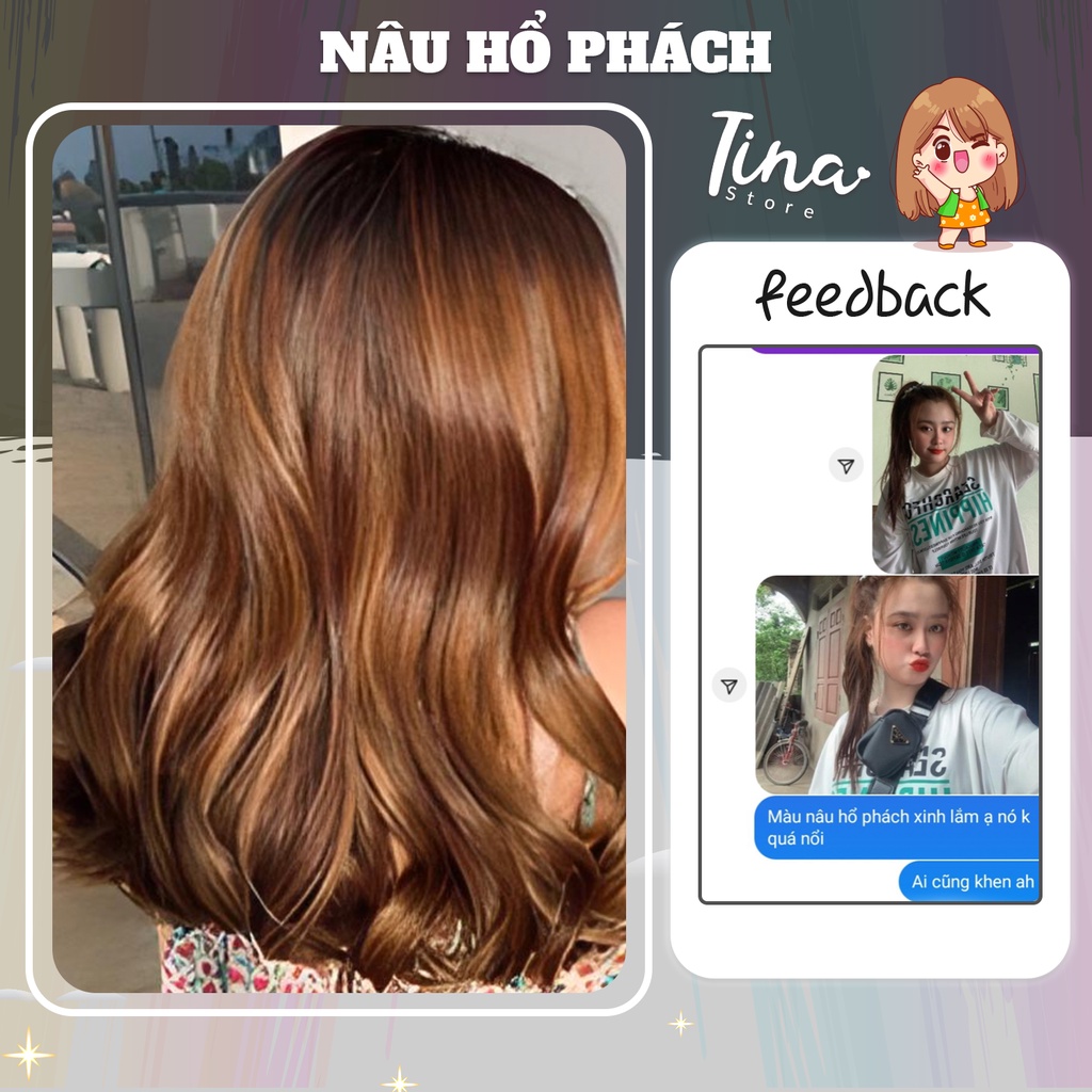 Thuốc Nhuộm Tóc Màu NÂU HỔ PHÁCH Không Tẩy -Sammy Prosseional