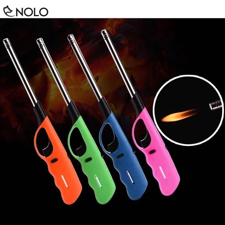 Combo 2 Quẹt Mồi Bếp Gas Chuyên Dụng Cán Dài Nút Ngang