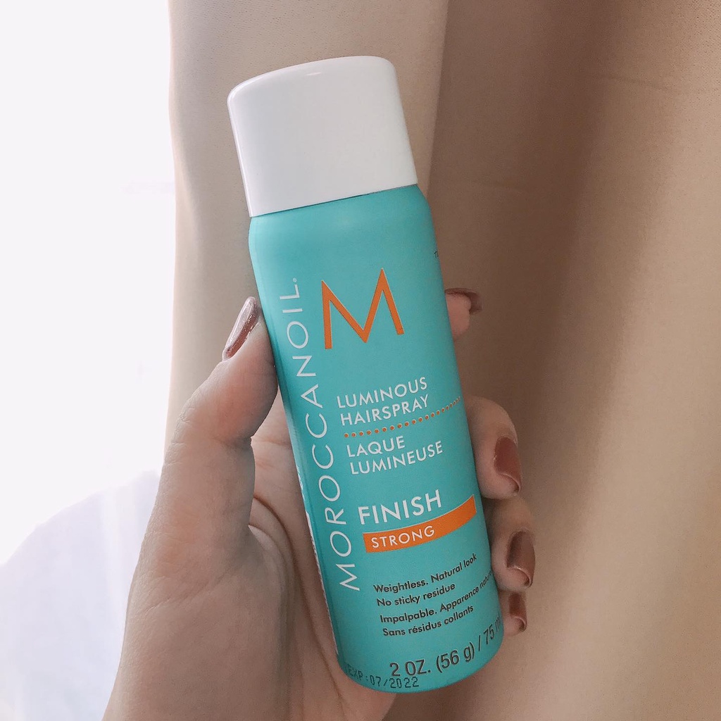 Chính hãng  Gôm xịt giữ nếp tóc linh hoạt Moroccanoil Finish Luminous 330ml