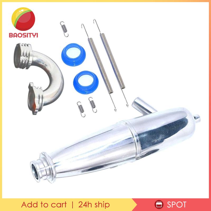 [Baosity1] Ống Xả Bằng Nhôm Cho Xe Hơi HSP Bobao HPI SH Monster Truck 1 / 8