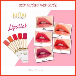 Son dưỡng riori 5 màu nhập khẩu korea