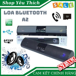 Loa bluetooth a2 không dây wireless speaker dáng dài có đèn led - âm thanh hay - bass khỏe - nhỏ gọn