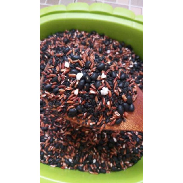 Trà đậu đen gạo lứt rang thủ công gói 1kg