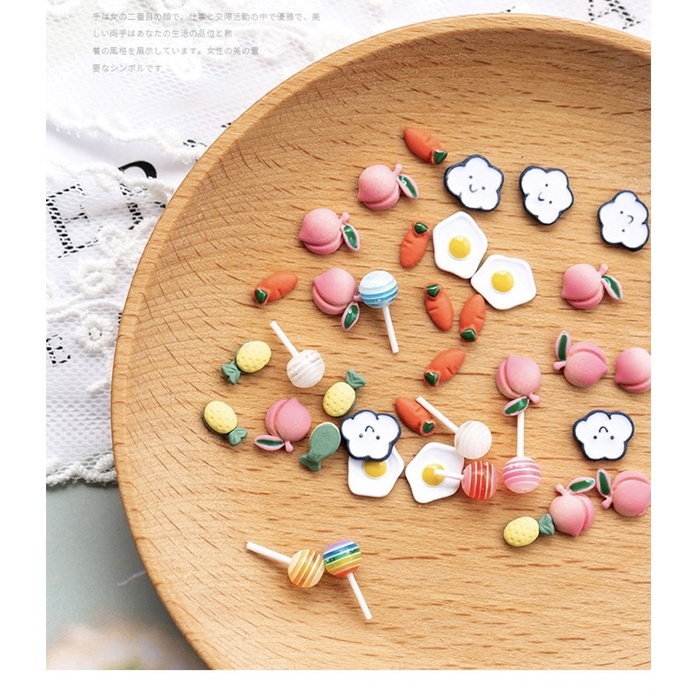 Charm nail trái cây style hàn