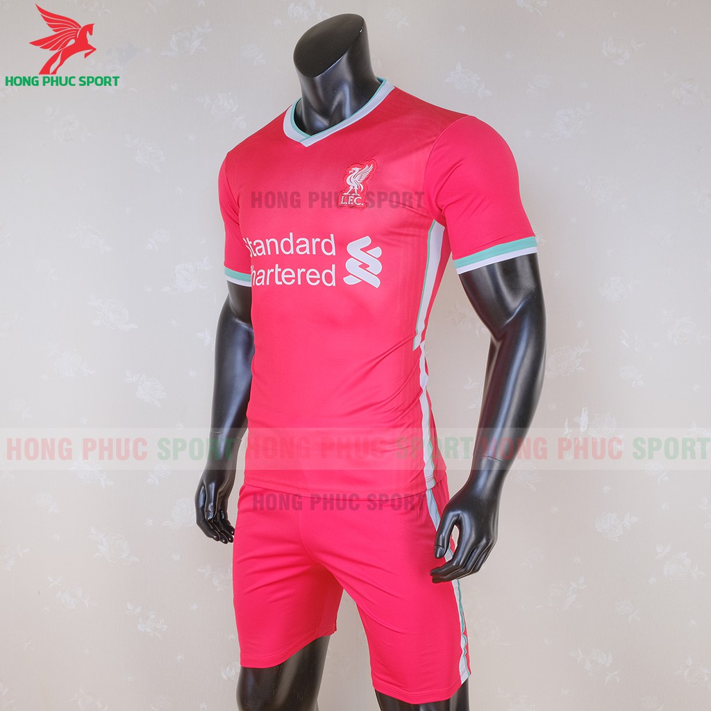 Bộ quần áo đá bóng áo đá banh thể thao nam Liverpool mùa giải 2020 2021