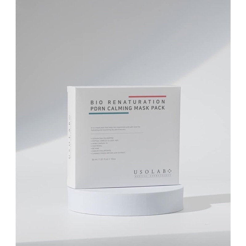 Mặt nạ DNA cá hồi Bio Renaturation PDRN Calming Mask Pack hay PDRN Mask.