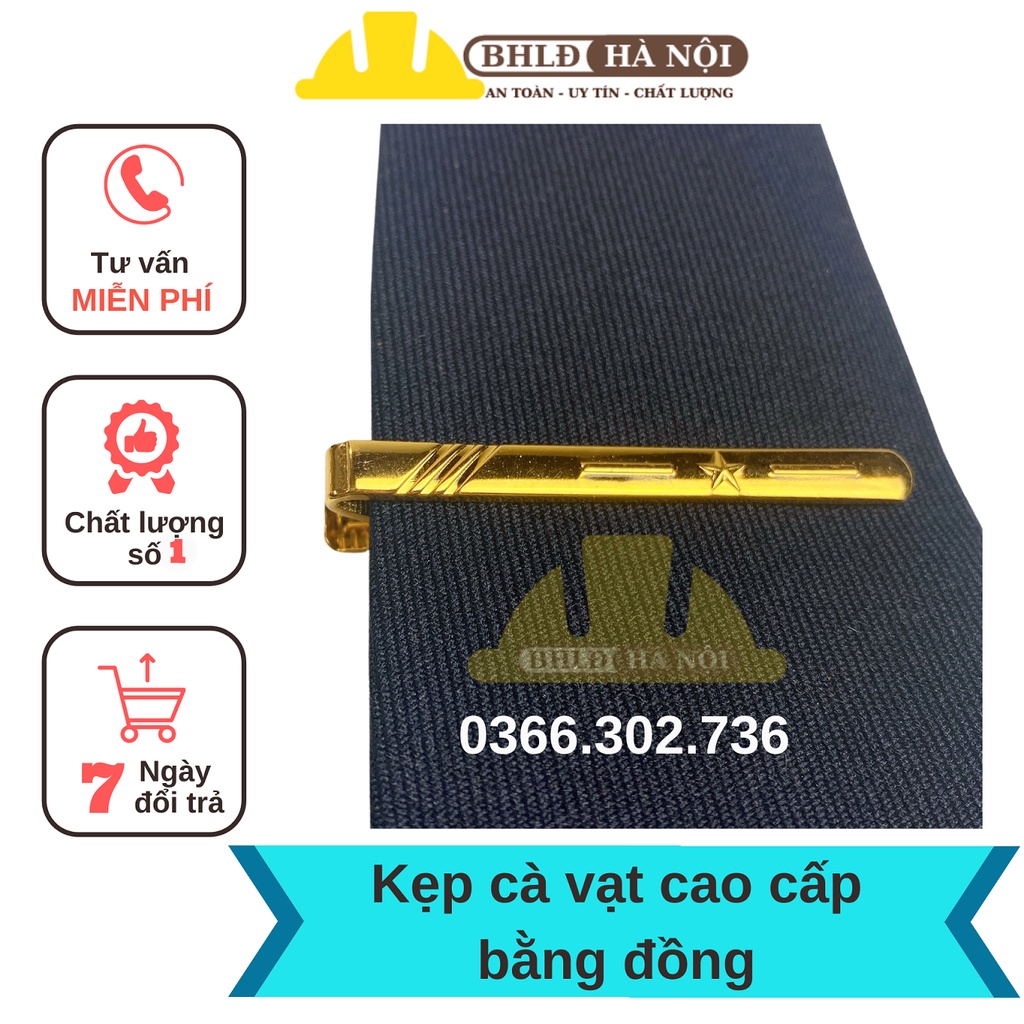 Kẹp cà vạt bằng đồng cao cấp