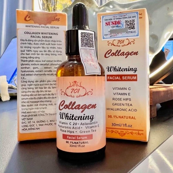 Serum Dưỡng Trắng Da Collagen 701