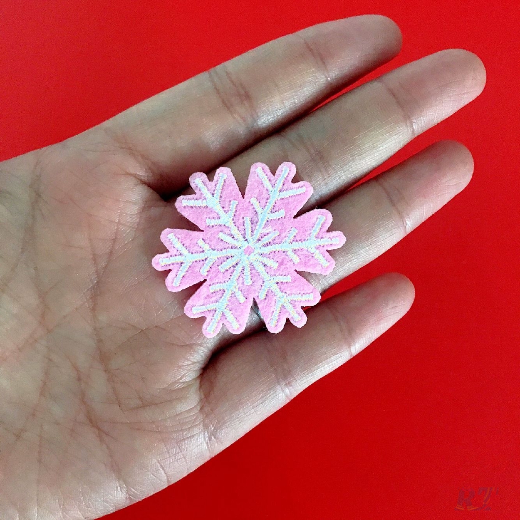 Nhập WAFACB01 giảm 10K _Hình thêu quần áo hình bông tuyết dễ thương （☸ INS Snowflake Patch ☸）