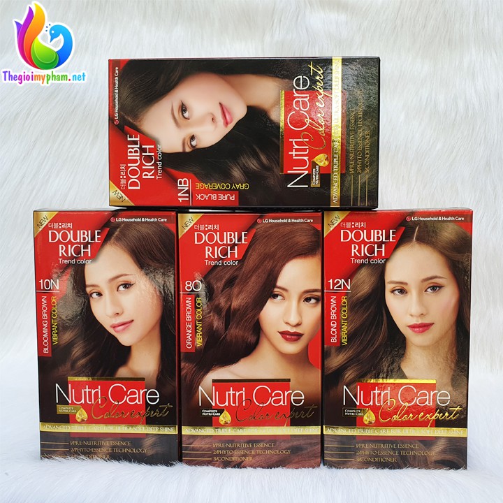 Hộp thuốc nhuộm tóc Double Rich Nutri Care 40g