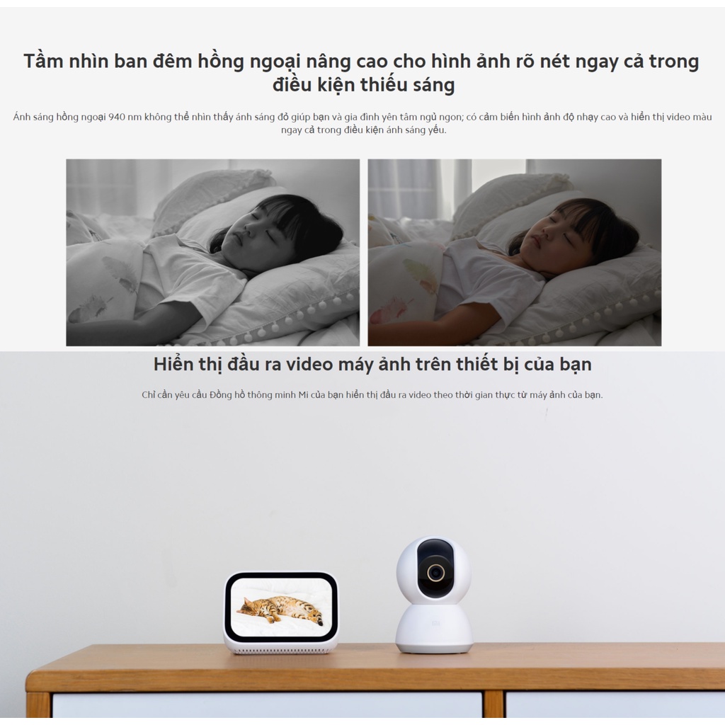 [Chính Hãng DGW] Camera Xiaomi Mi 360 2 Lựa Chọn FullHD và 2K HD Đàm Thoai 2 Chiều