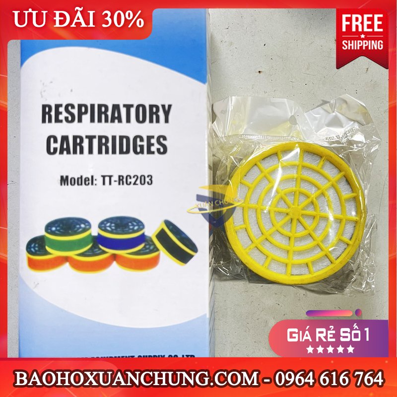 Phin lọc chống hóa chất Blue Eagle RC203 Đài Loan