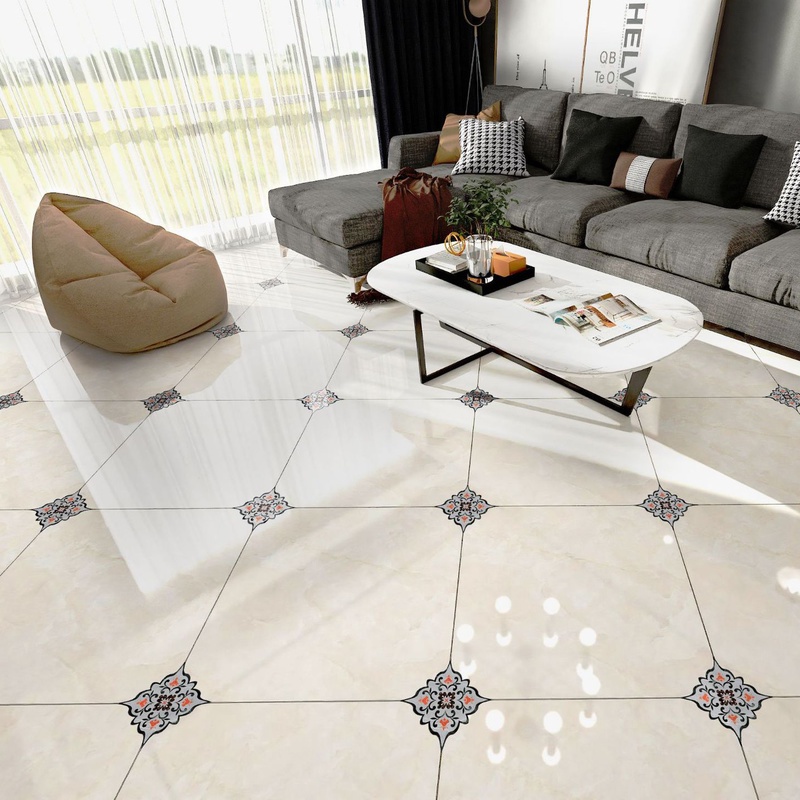 Bộ 18 Miếng Dán Viền Gạch Lót Sàn Nhà Tắm / Sàn Nhà Thiết Kế Chống Thấm Nước / Mài Mòn Tiện Dụng