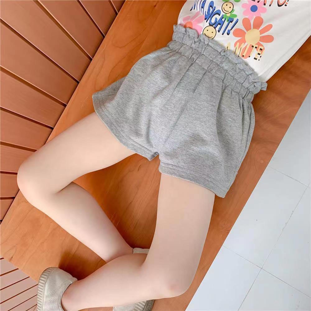 Quần Short Cotton Nguyên Chất Phong Cách Hàn Quốc Mẫu Mới Thời Trang Mùa Hè 2021 Cho Bé Gái