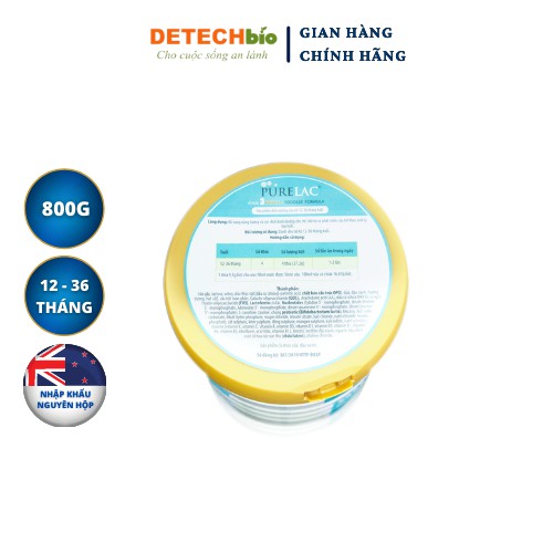 Sữa bột PURELAC 3 800g nhập khẩu New Zealand