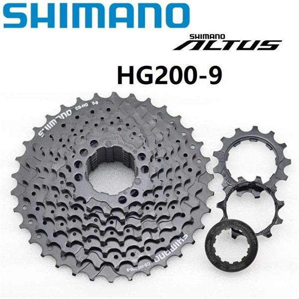 Líp xe đạp thể thao Shimano HG200-9 loại thả 9 tầng chính hãng