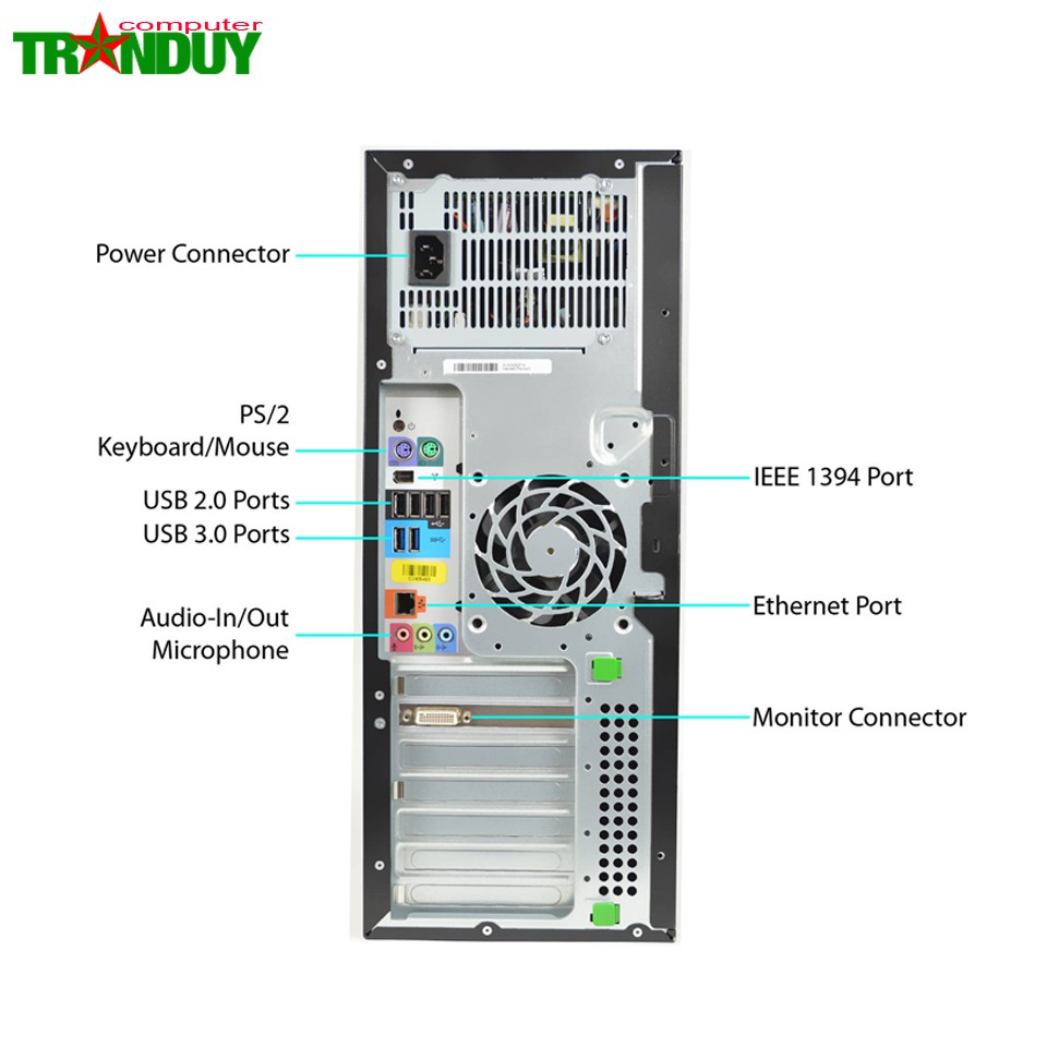 Thùng Máy Bộ HP Workstation Z420 CPU E5 2670 8 nhân 16 Luồng Chuyên Đồ Họa Nặng