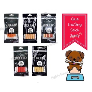 Snack que Stick Jerky ăn vặt cho chó mèo - Bow Wow 50gr