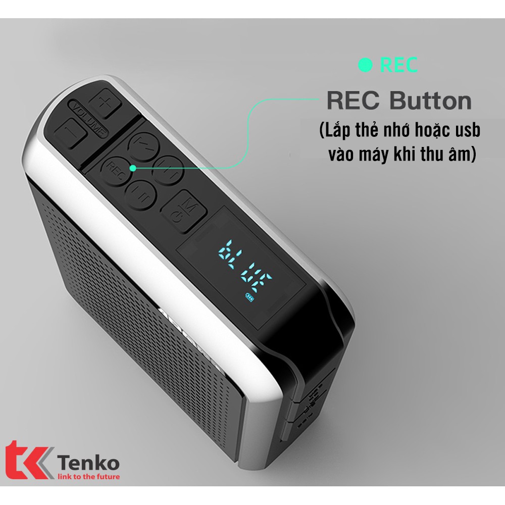 Máy Trợ Giảng Không Dây Aporo T18 Công Suất Lớn 30W Cho Phòng 100M - Có Bluetooth 5.0 Cao Cấp Version 2021