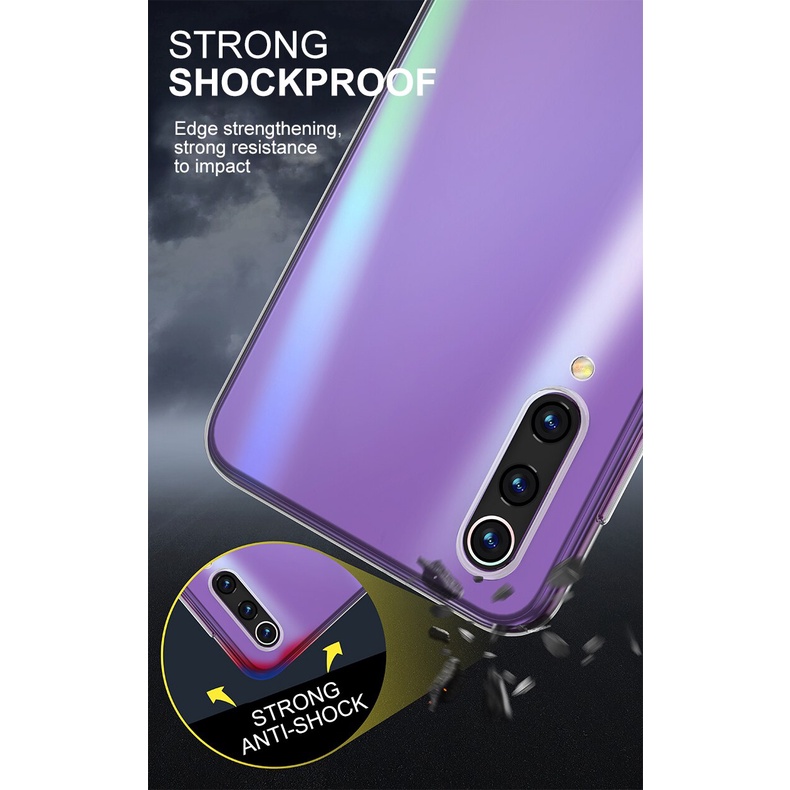 [Loại Tốt] Ốp lưng Xiaomi Mi 9 Silicon Dẻo Trong Suốt