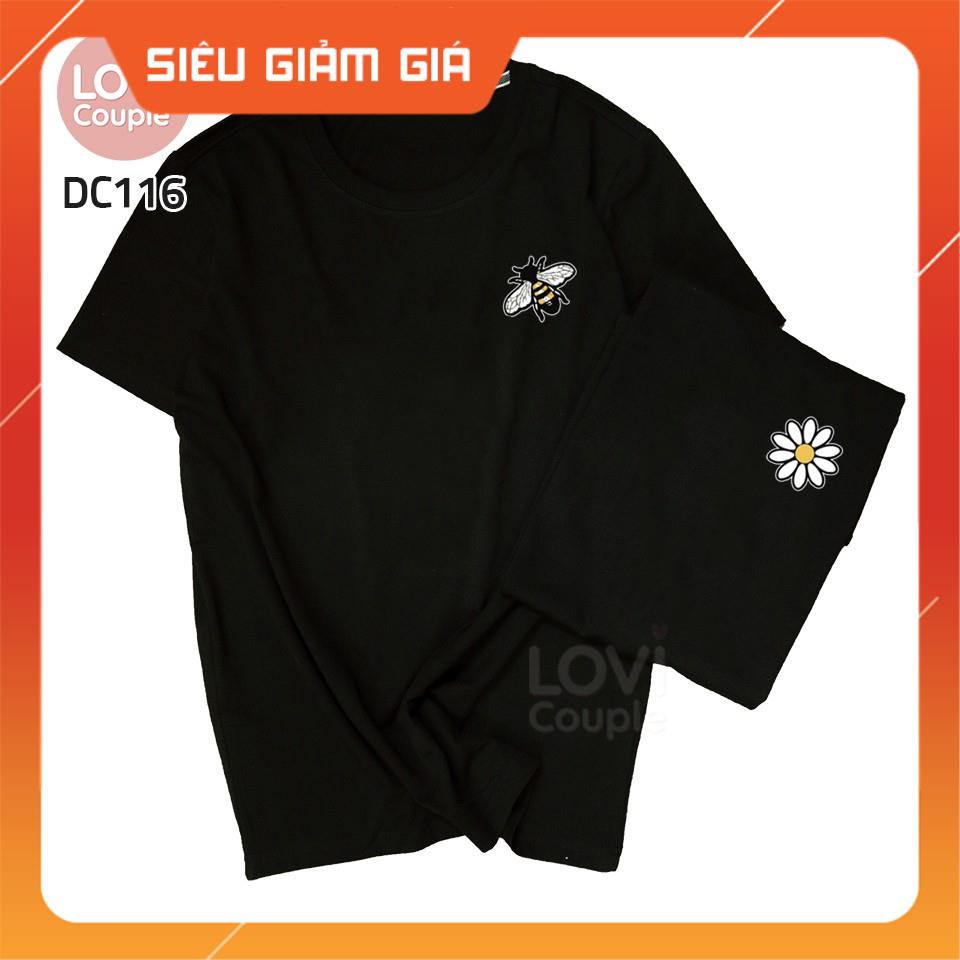 [ Dòng Cao Cấp ] Áo Thun Bông Hoa_Con Ong Cực Hot ( Ảnh chụp tại Shop ) DC116