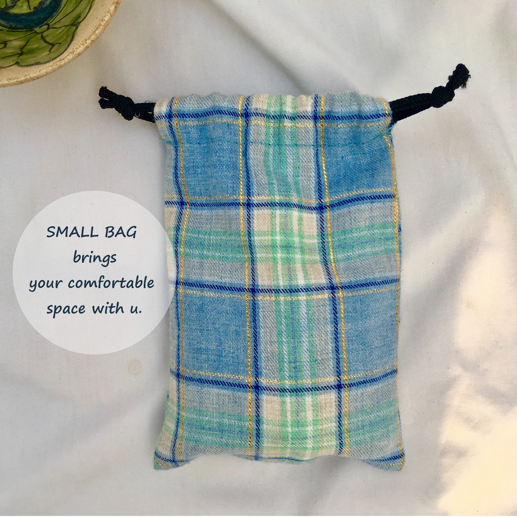Túi rút nhỏ đựng chai xịt và tinh dầu (small bag)- kích thước 15cm*5.5cm/7cm