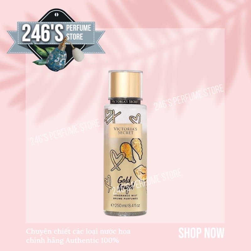 ✨Mun✨ VICTORIA'S SECRET Xịt Thơm Toàn Thân Body Mist - Gold Angel 250ml