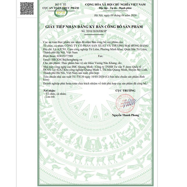 Vương não khang - hỗ trợ tăng cường trí nhớ cho trẻ em - hộp 30 gói