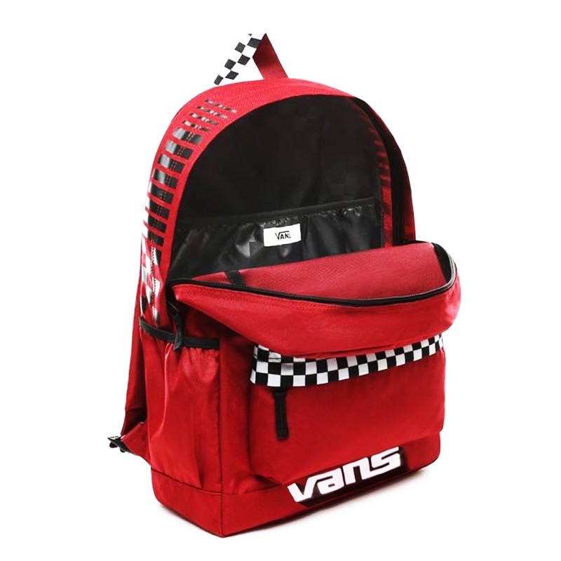 Balo VANS Sporty Realm Red [Ảnh thật] Balo laptop đi học đi làm thời trang