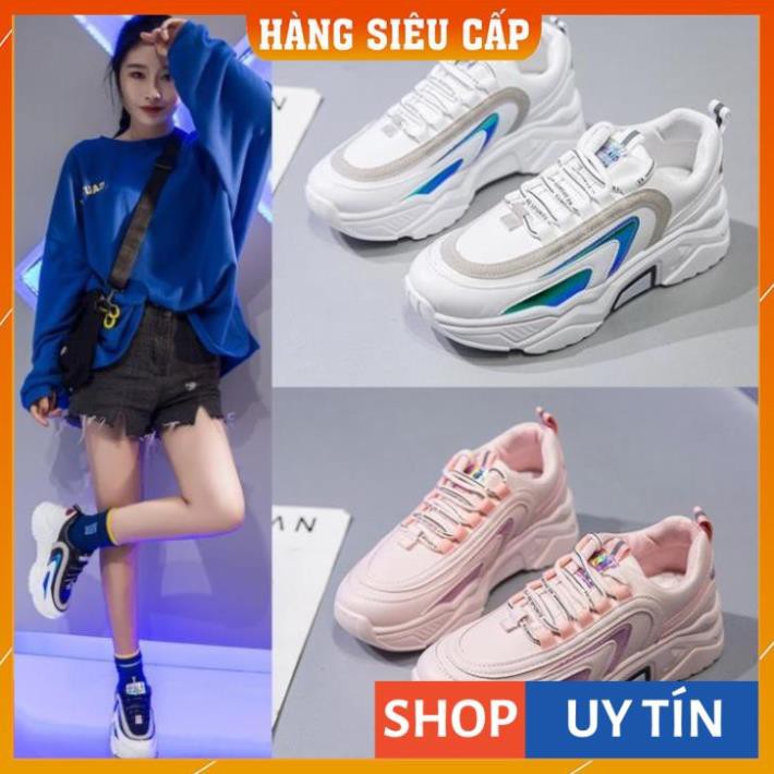[ Hàng Loại 1 ] - Giày thể thao nữ Phản quang, Clunky Sneaker, 💥Phong cách Hàn Quốc 2020 mẫu mới😍 3 màu có sẵn (D203) | BigBuy360 - bigbuy360.vn