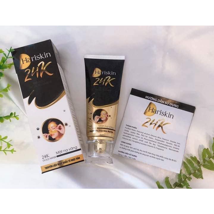 Mặt nạ vàng Hariskin 24K GOLD MASK Vạn Tam Chính Hãng