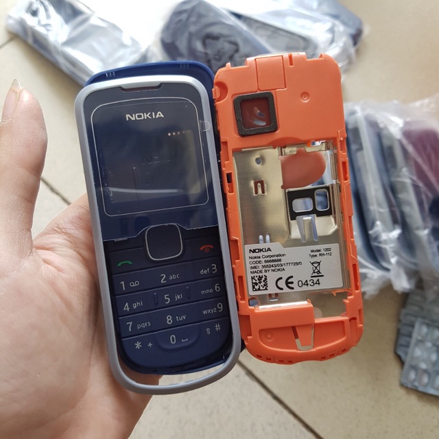 Bộ Vỏ Sườn Phím Nokia 1202 Zin Hàng Cao Cấp