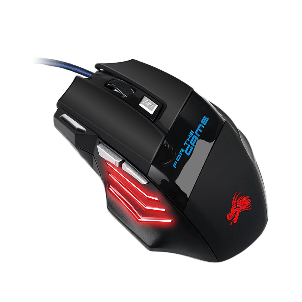Chuột chơi game có dây đèn LED 7 nút