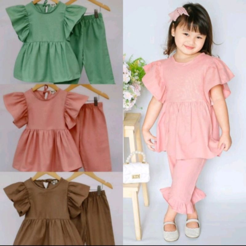 Cài Đặt BELLA Cho Trẻ Em 1-6TH Chất Liệu MOSQREPE / Trẻ Em