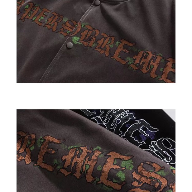 Áo khoác bóng chày dài tay thời trang nam