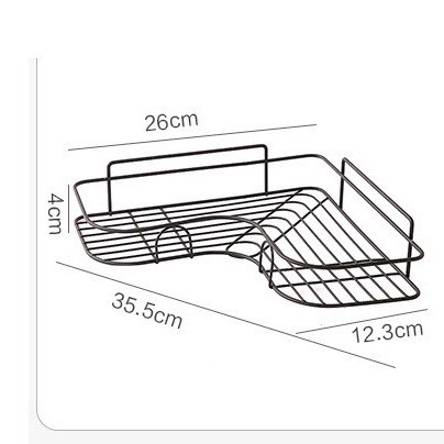 Giá Kệ Để Vung Xoong Nồi Dao Thớt 4 Ngăn Thép Không Gỉ Phủ Sơn Tĩnh Điện