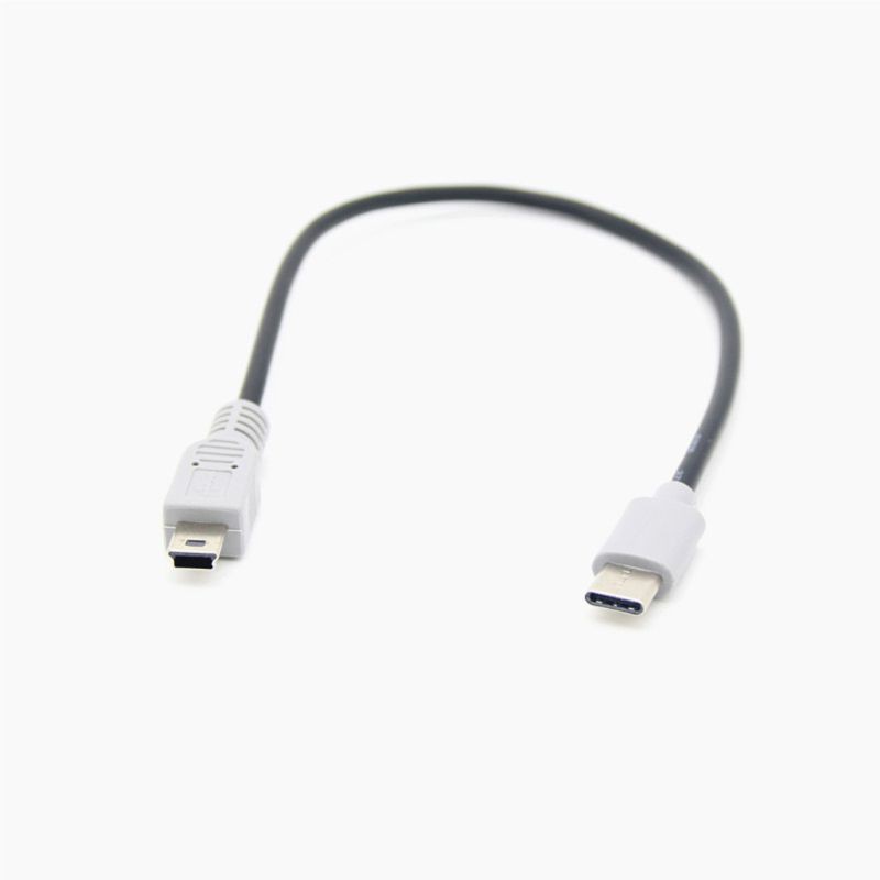 Cáp Chuyển Đổi Dữ Liệu Otg Usb Type C 3.1 Đầu Cắm Sang Đầu Cắm Mini Usb 5 Pin B Dài 1m Cho Điện Thoại Di Động Macbook