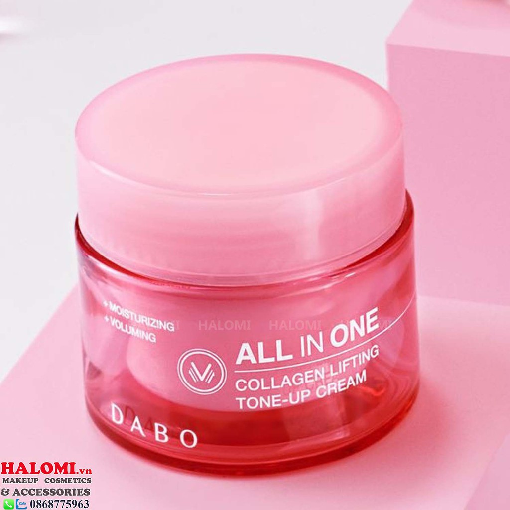  Kem lót nâng tone All In One Dabo Collagen Lifting Tone Up căng mịn da Hàn Quốc 50ml