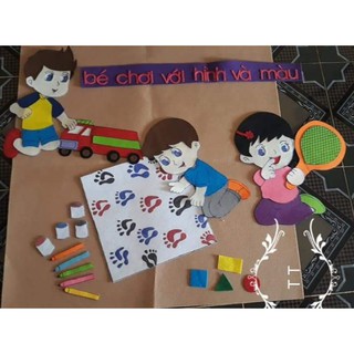Tranh nỉ trang trí góc