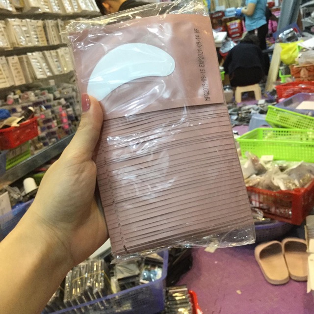 Gel pad dán mi dưới 1 bịch /50cặp,giữ ẩm ,cố định mi dưới_CHÍNH HÃNG