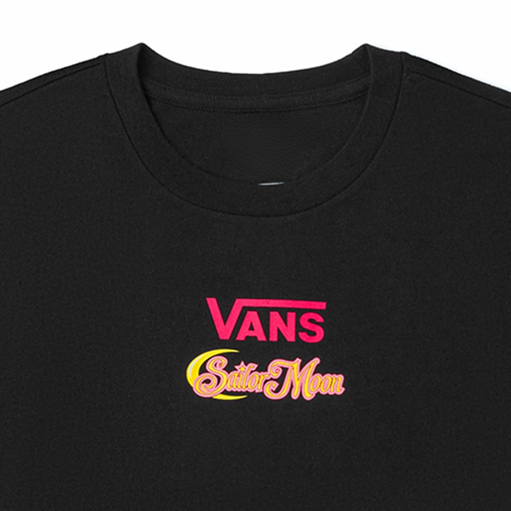 Áo Thun Vans Ngắn Tay In Hình Thủy Thủ Mặt Trăng Thời Trang Dành Cho Nữ