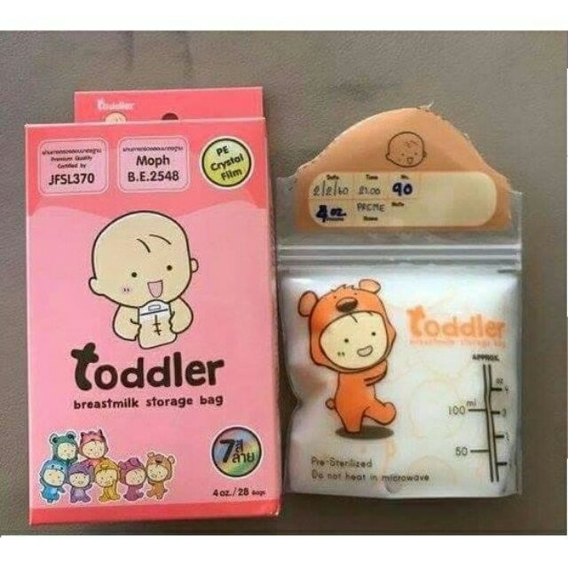 Túi trữ sữa Toddler hộp 28 túi