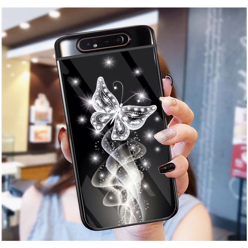 Ốp Lưng SAMSUNG GALAXY A80 Ốp kính bóng cao cấp mới nhất