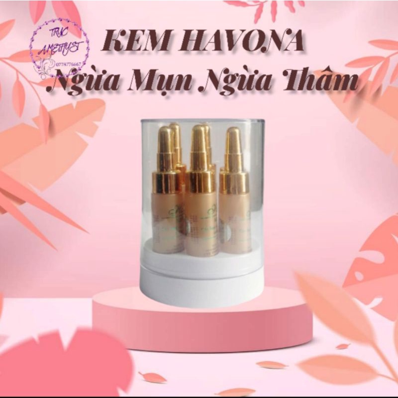 KEM NGỪA MỤN NGỪA THÂM MỜ SẸO HAVONA (DẠNG ỐNG)