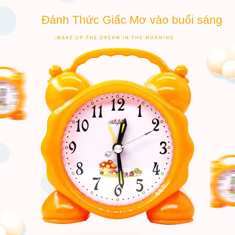 【Mua một tặng một】 Đồng hồ báo thức Sinh viên dễ thương net phòng ngủ người nổi tiếng siêu ồn ào khó dậy Con đơ