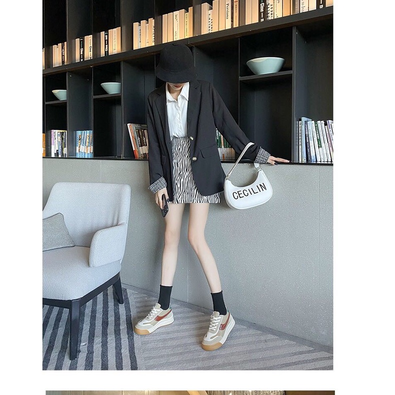 Giày sneaker thể thao độn đế Nữ, đế bằng
