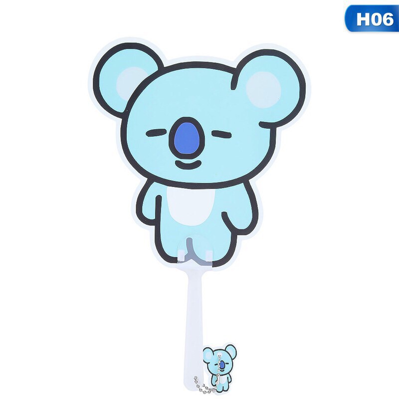 Quạt Mini Cầm Tay Hình Bt21 Dễ Thương