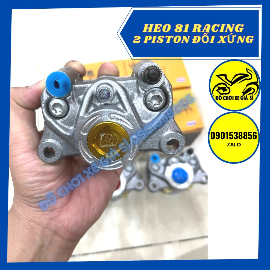 Heo dầu trước 81 racing 2 Piston và Pát tất cả các dòng xe máy
